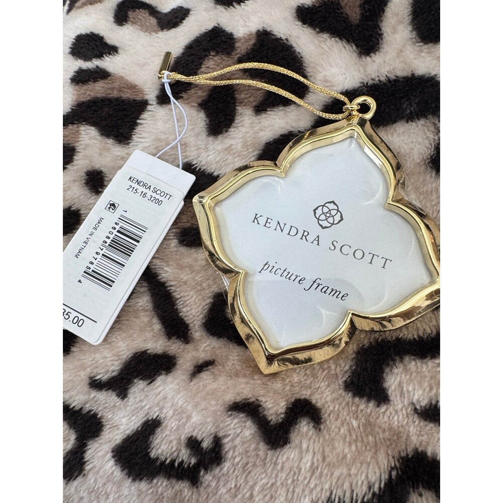 Kendra Scott Gold Clover Picture Frame Ornament